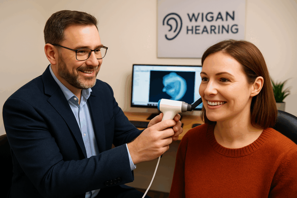Independent audiologist Wigan, ear wax removal Wigan, hearing tests Standish, hearing aids Wigan, audiology clinic Wigan, 3D ear scanning Wigan, advanced hearing testing Wigan, tympanometry Wigan, local audiologist Wigan, Darren Glancey Wigan Hearing