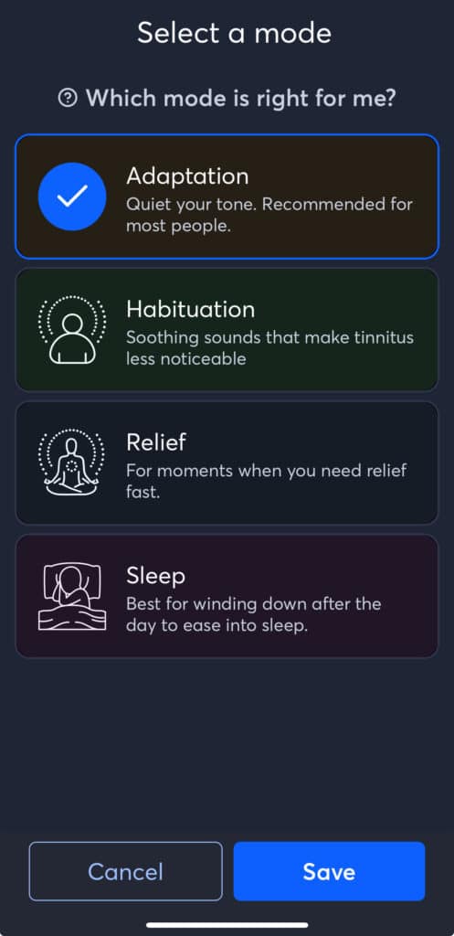 LACE Tinnitus App